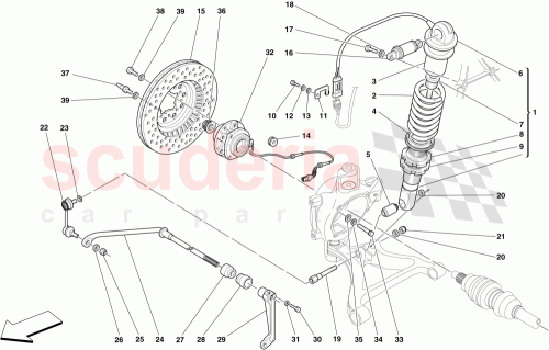 Part Diagram for Ferrari 212543