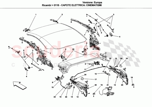 Part Diagram for Ferrari 81976400