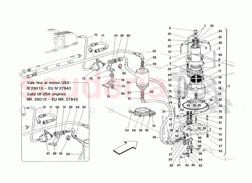 Part Diagram for Ferrari 13432070