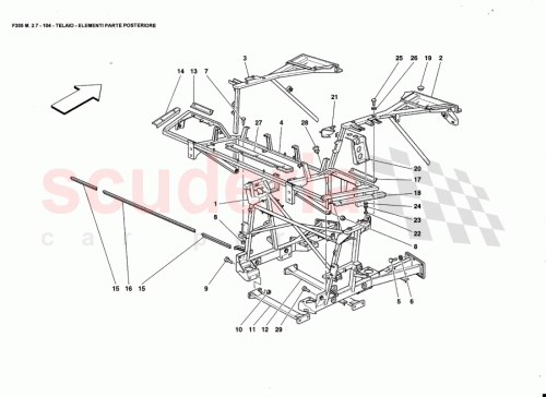 Part Diagram for Ferrari 15862134
