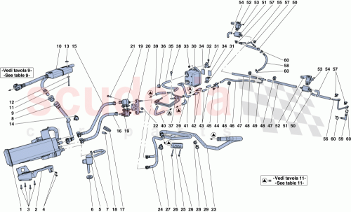 Part Diagram for Ferrari 198253