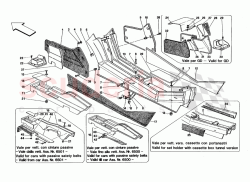 Part Diagram for Ferrari 63222500