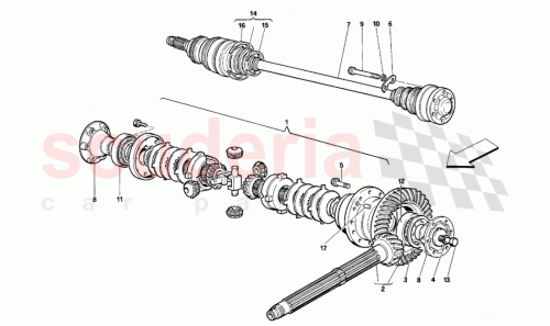 Part Diagram for Ferrari 101634