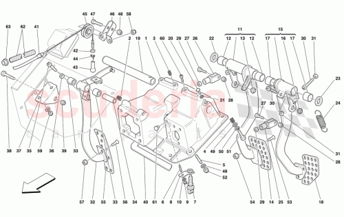 Part Diagram for Ferrari 170761