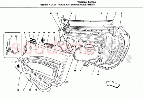 Part Diagram for Ferrari 81744900