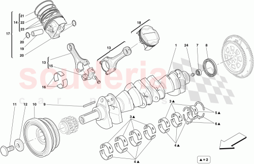 Part Diagram for Ferrari 207290