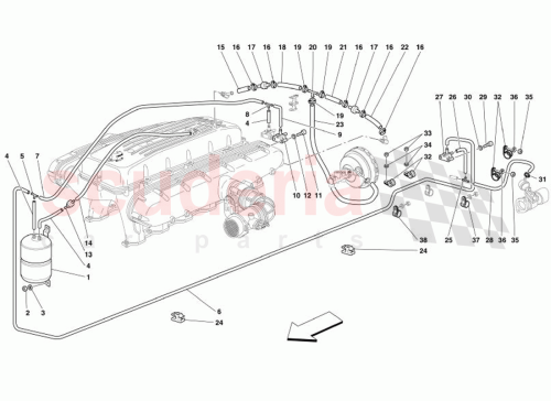 Part Diagram for Ferrari 159541