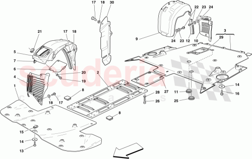 Part Diagram for Ferrari 80961300