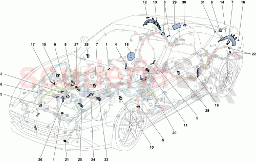 Part Diagram for Ferrari 306756