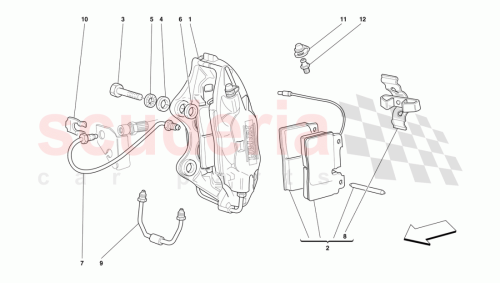 Part Diagram for Ferrari 70000802