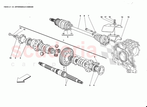 Part Diagram for Ferrari 164482