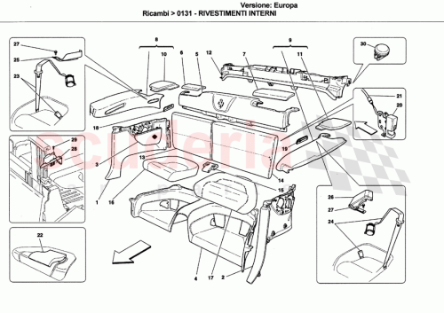 Part Diagram for Ferrari 823245