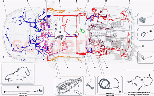 Part Diagram for Ferrari 282796