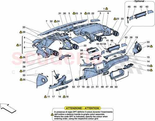Part Diagram for Ferrari 88257000