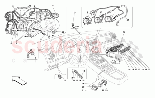 Part Diagram for Ferrari 180570