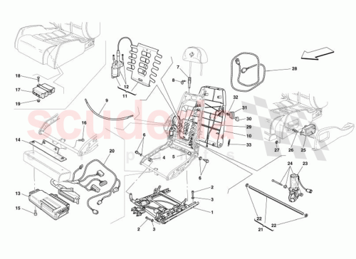 Part Diagram for Ferrari 66578900