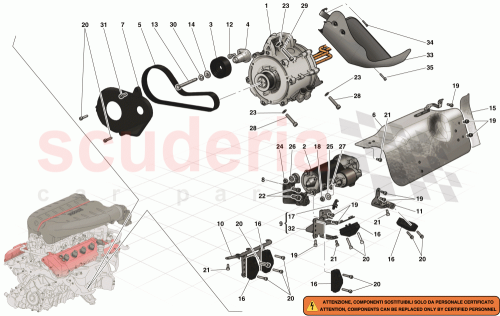 Part Diagram for Ferrari 296903