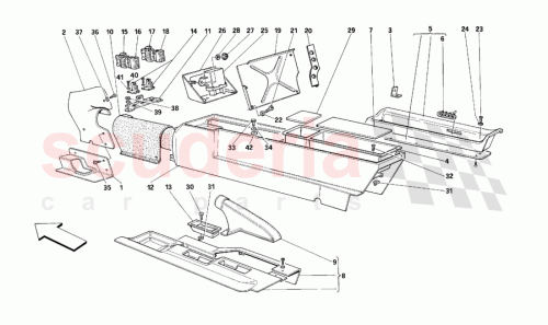 Part Diagram for Ferrari 64545700