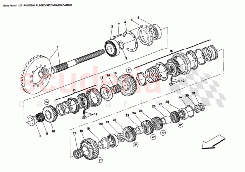 Part Diagram for Ferrari 189524