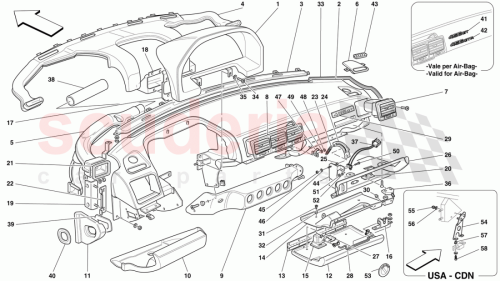 Part Diagram for Ferrari 640609