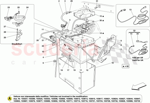 Part Diagram for Ferrari 312187