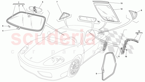 Part Diagram for Ferrari 65980100