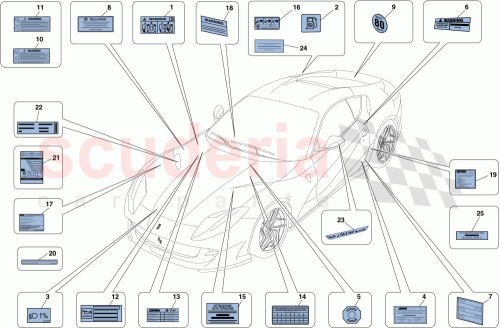Part Diagram for Ferrari 804289