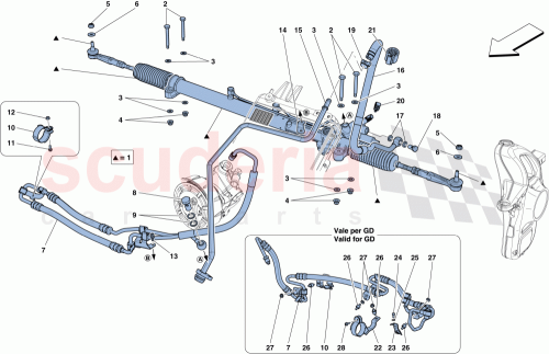 Part Diagram for Ferrari 268011
