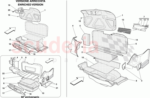 Part Diagram for Ferrari 69551700