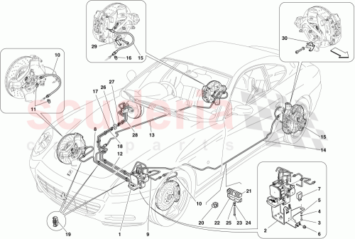 Part Diagram for Ferrari 207645