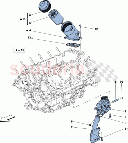 Part Diagram for Ferrari 292493