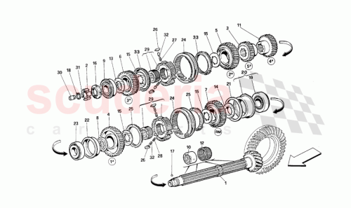 Part Diagram for Ferrari 104745