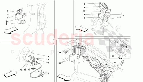 Part Diagram for Ferrari 194973