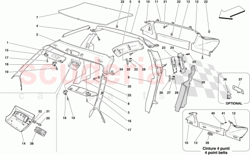Part Diagram for Ferrari 67463700