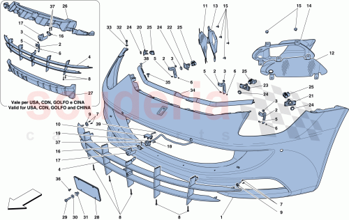 Part Diagram for Ferrari 84133200