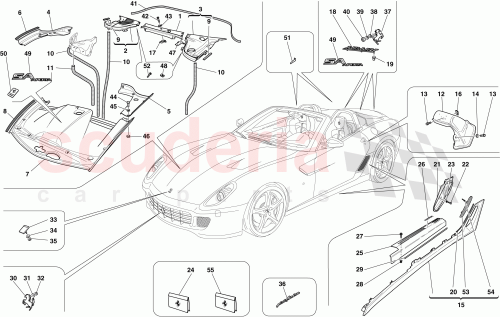 Part Diagram for Ferrari 69369200
