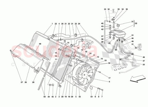 Part Diagram for Ferrari 307674