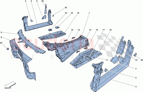 Part Diagram for Ferrari 292682