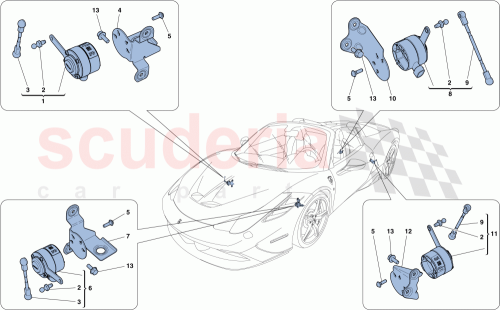 Part Diagram for Ferrari 257202