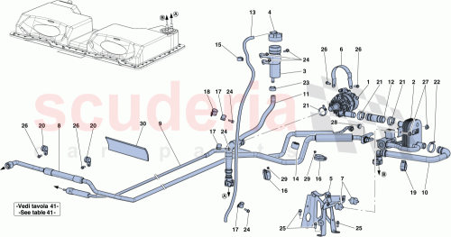 Part Diagram for Ferrari 270085