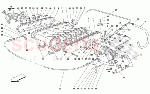 Part Diagram for Ferrari 175085