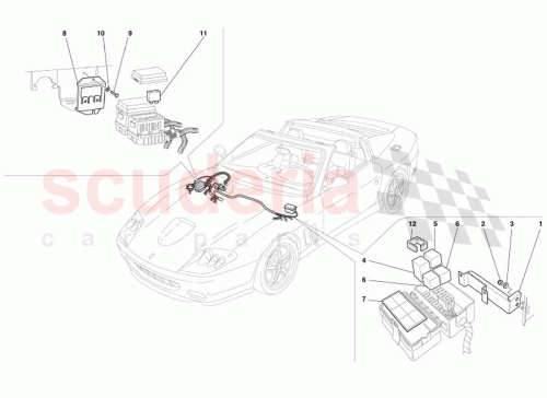 Part Diagram for Ferrari 175345