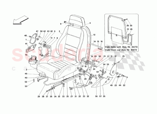 Part Diagram for Ferrari 63558800