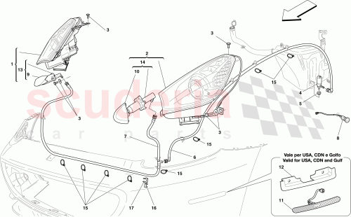 Part Diagram for Ferrari 14305924