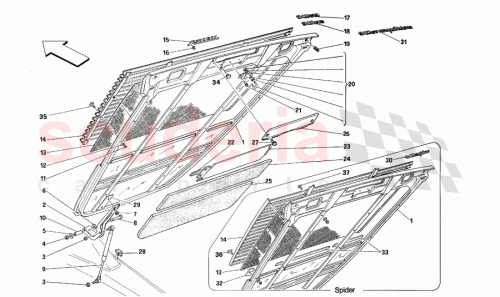 Part Diagram for Ferrari 95404618