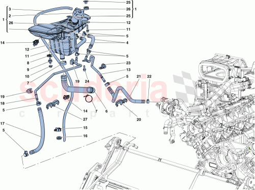 Part Diagram for Ferrari 160014