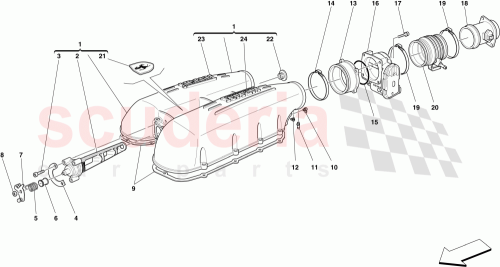 Part Diagram for Ferrari 226757