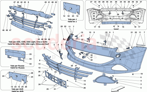 Part Diagram for Ferrari 85783100