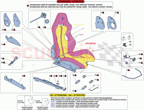 Part Diagram for Ferrari 84619100