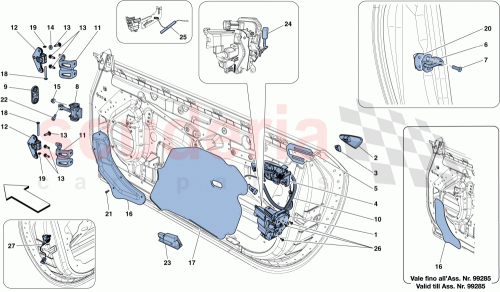 Part Diagram for Ferrari 84872900